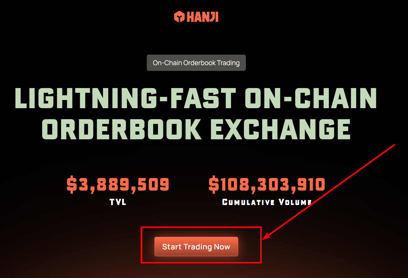 The Start Trading Now button