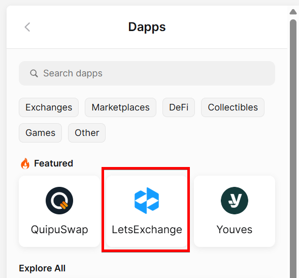 The LetsExchange Integration
