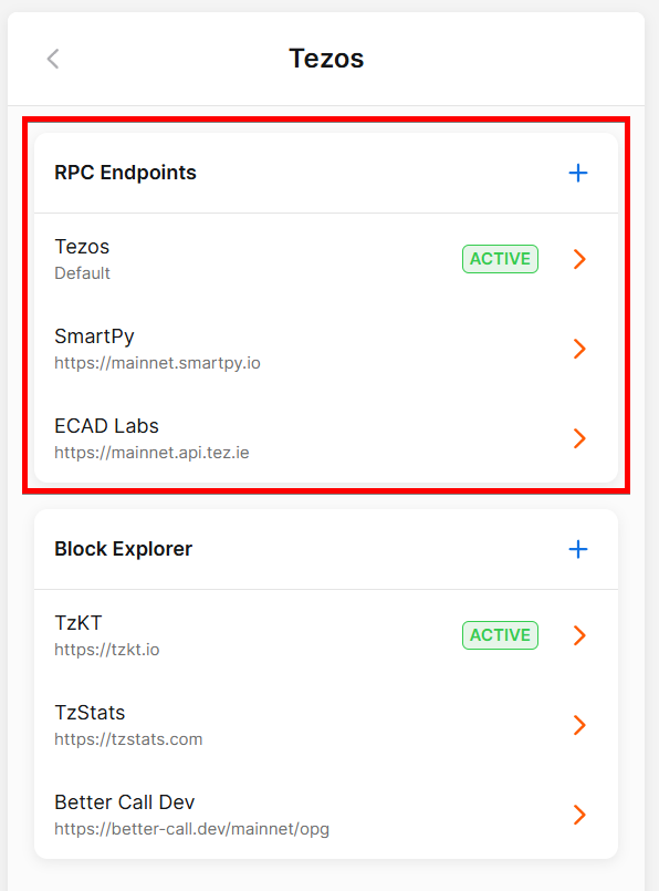 Automatic RPC switching